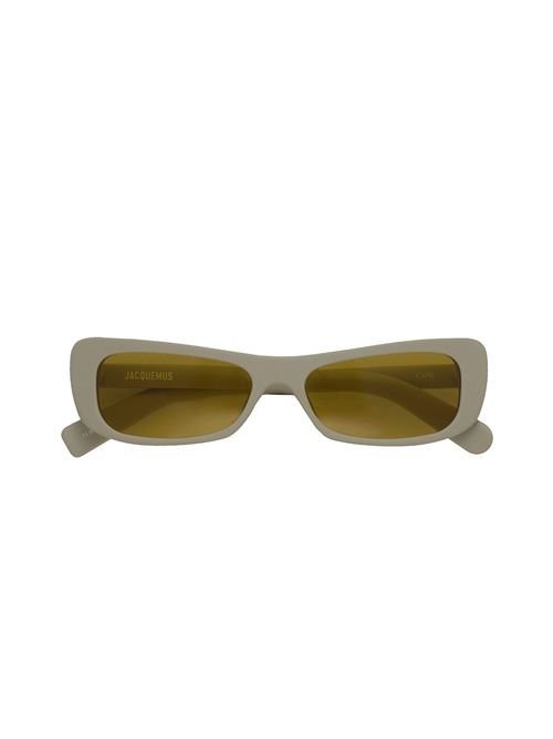 Capri Sunglasses LINDA FARROW X JACQUEMUS | JAC55C7SUNCAPRIBEIGESILVERAMBER